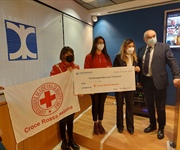 Ucraina, Gardini consegna prima tranche di aiuti alla Croce Rossa