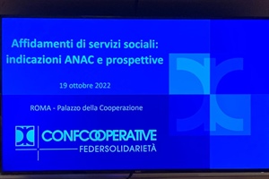 Affidamenti di servizi sociali: le indicazioni ANAC e le prospettive emerse dall’incontro promosso da Federsolidarietà