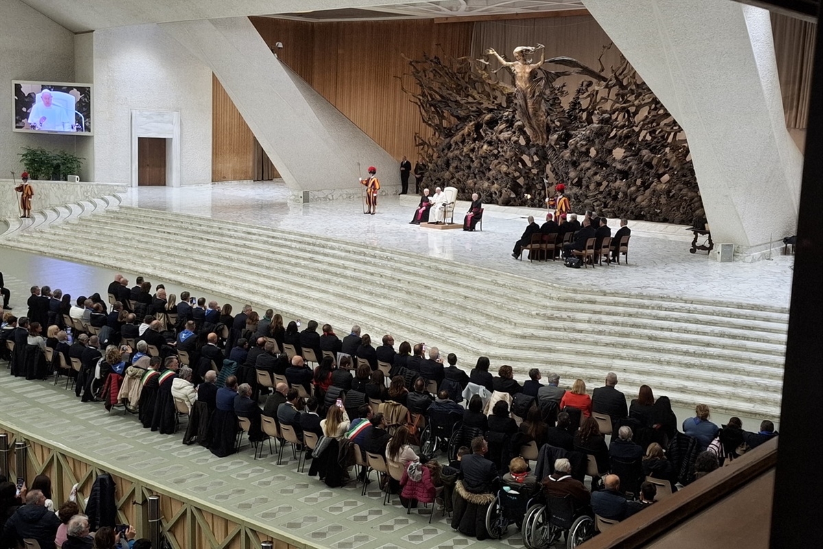 Confcooperative Fedagripesca in udienza da Papa Francesco con oltre 3 mila nostri pescatori da tutta Italia