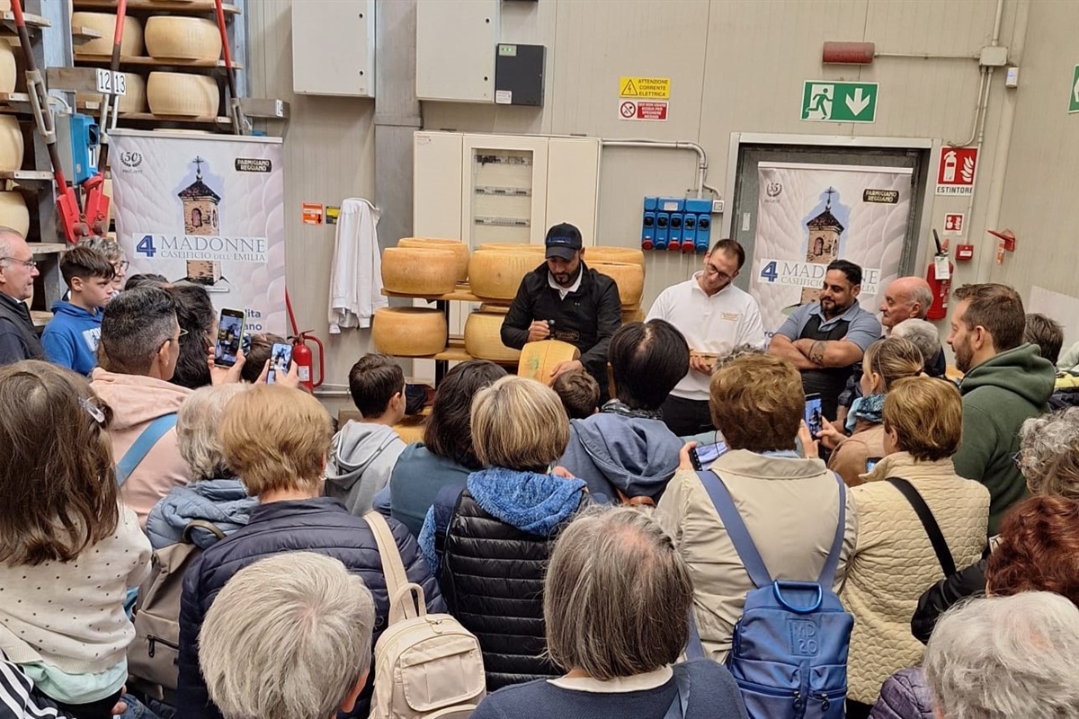 Parmigiano Reggiano sempre più attrazione turistica