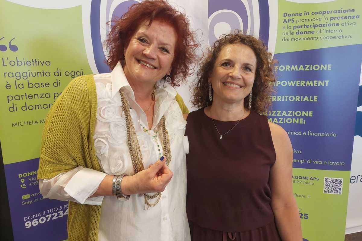 Trentino, Da Ronco alla presidenza di Donne in Cooperazione