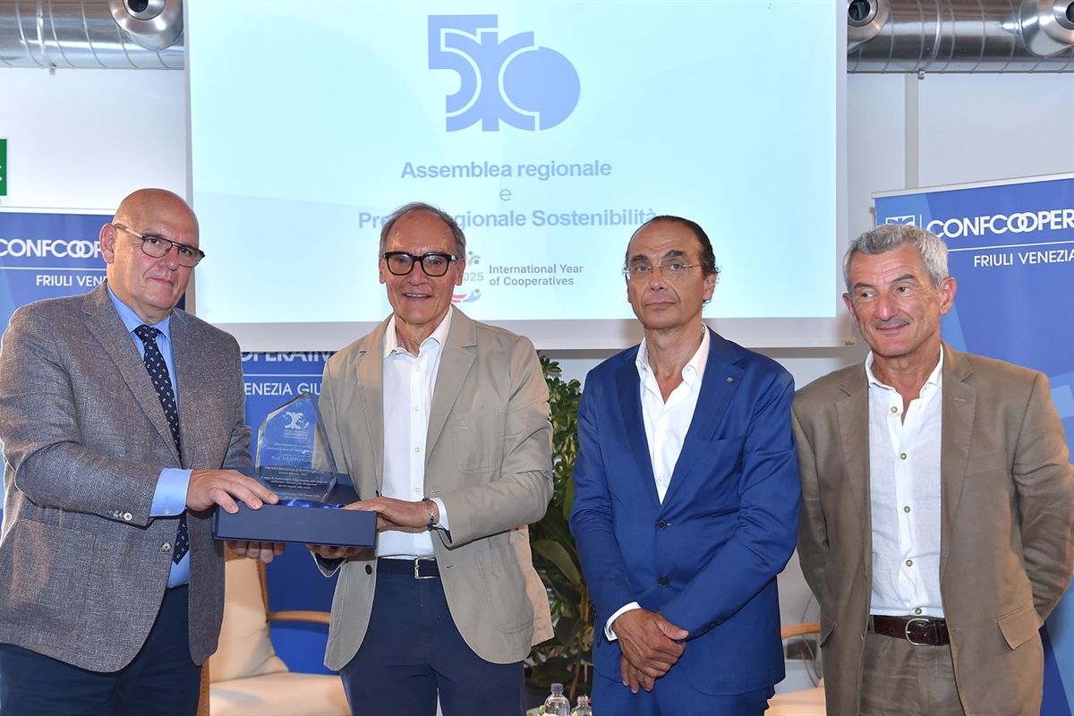 FVG: Confcooperative assegna il Premio Regionale Sostenibilità al climatologo Filippo Giorgi