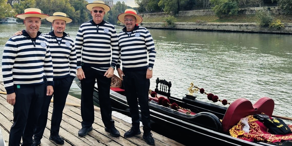 Consorzio Gondolieri di Venezia per la prima volta sul Tevere