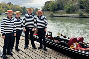 Consorzio Gondolieri di Venezia per la prima volta sul Tevere