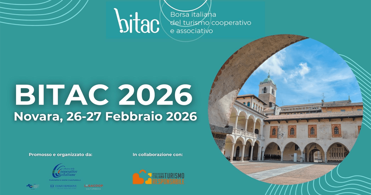 Bitac 2026, a Novara il 26 e 27 febbraio cooperazione a confronto sul turismo rigenerativo