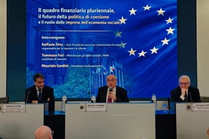 Bruxelles, Confcooperative porta la cooperazione in Europa: incontra il vicepresidente della Commissione Fitto e il ministro Foti
