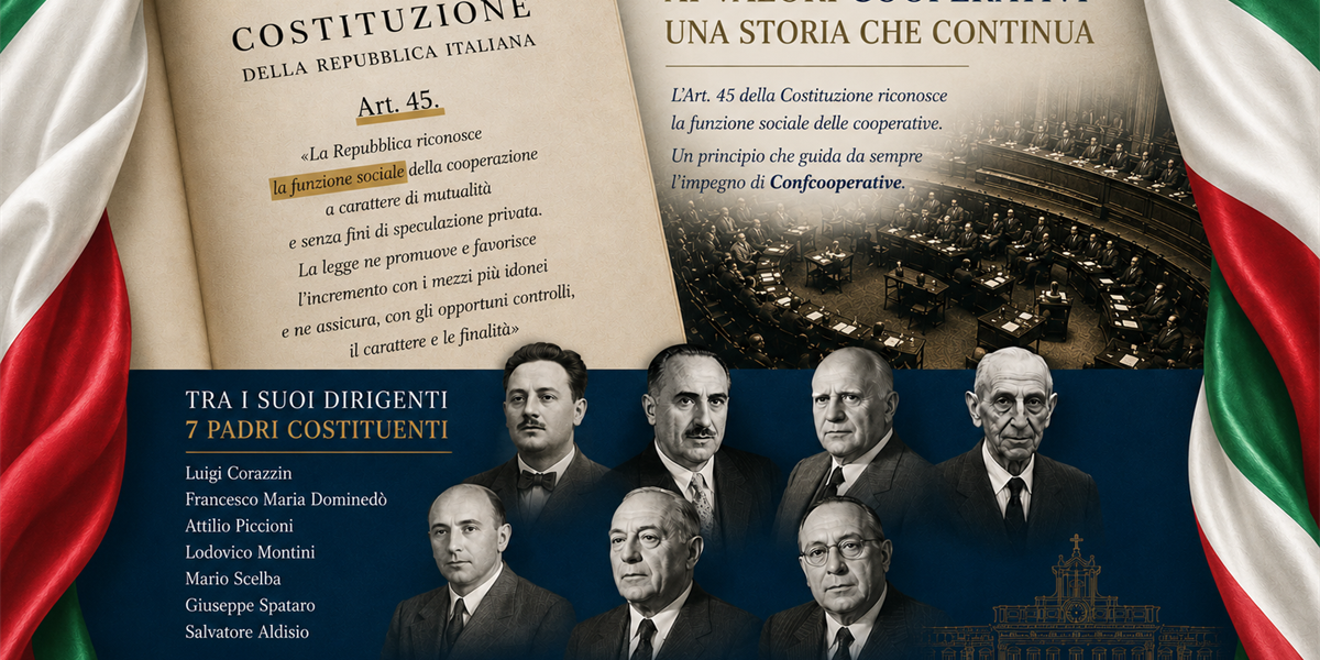 2 Giugno, Confcooperative e la Repubblica: radici comuni, futuro condiviso e sei milioni di posti di lavoro in 80 anni