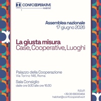 La giusta misura. Case, Cooperative, Luoghi